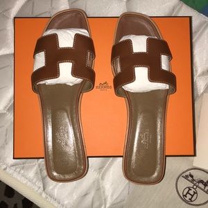Hermes Oran Sandals size 41❗️USED good condition